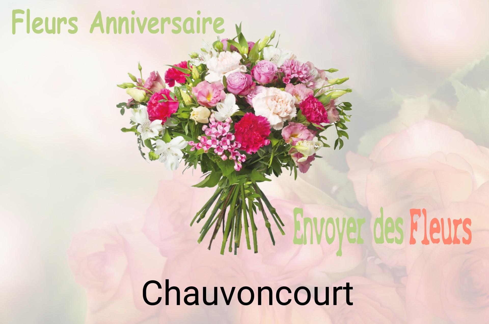 Bouquet de fleurs d’anniversaire livré à Chauvoncourt